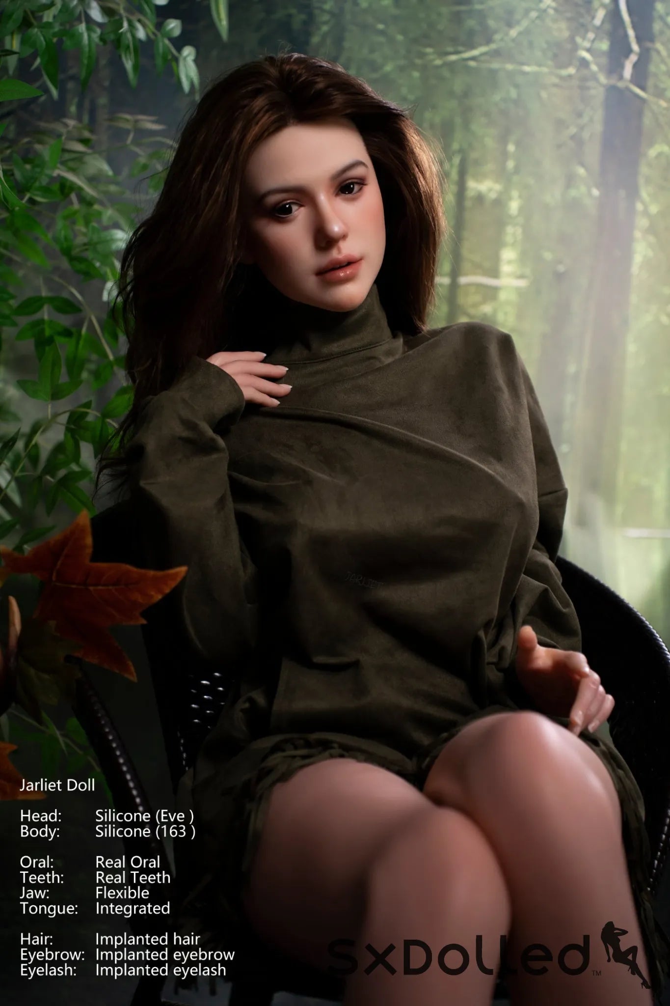 Ena A (I-Cup) (163cm) | Brunette Tan Caucasian Sex Doll | Jarliet I-Cup / 163cm / Brunette Sex Doll