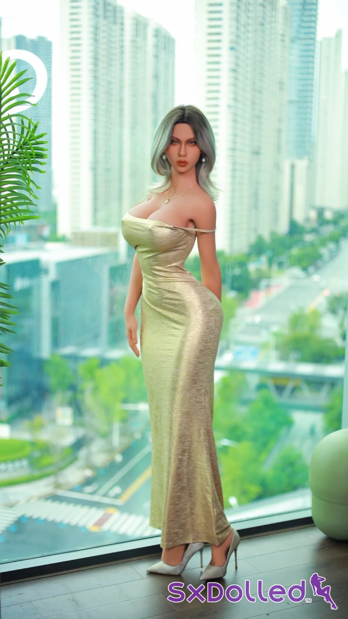 Enya B (D-Cup) (162cm) | Tan Big Breasts Sex Doll | Fire Doll - D-Cup / 162cm / Ombre - Sex Doll