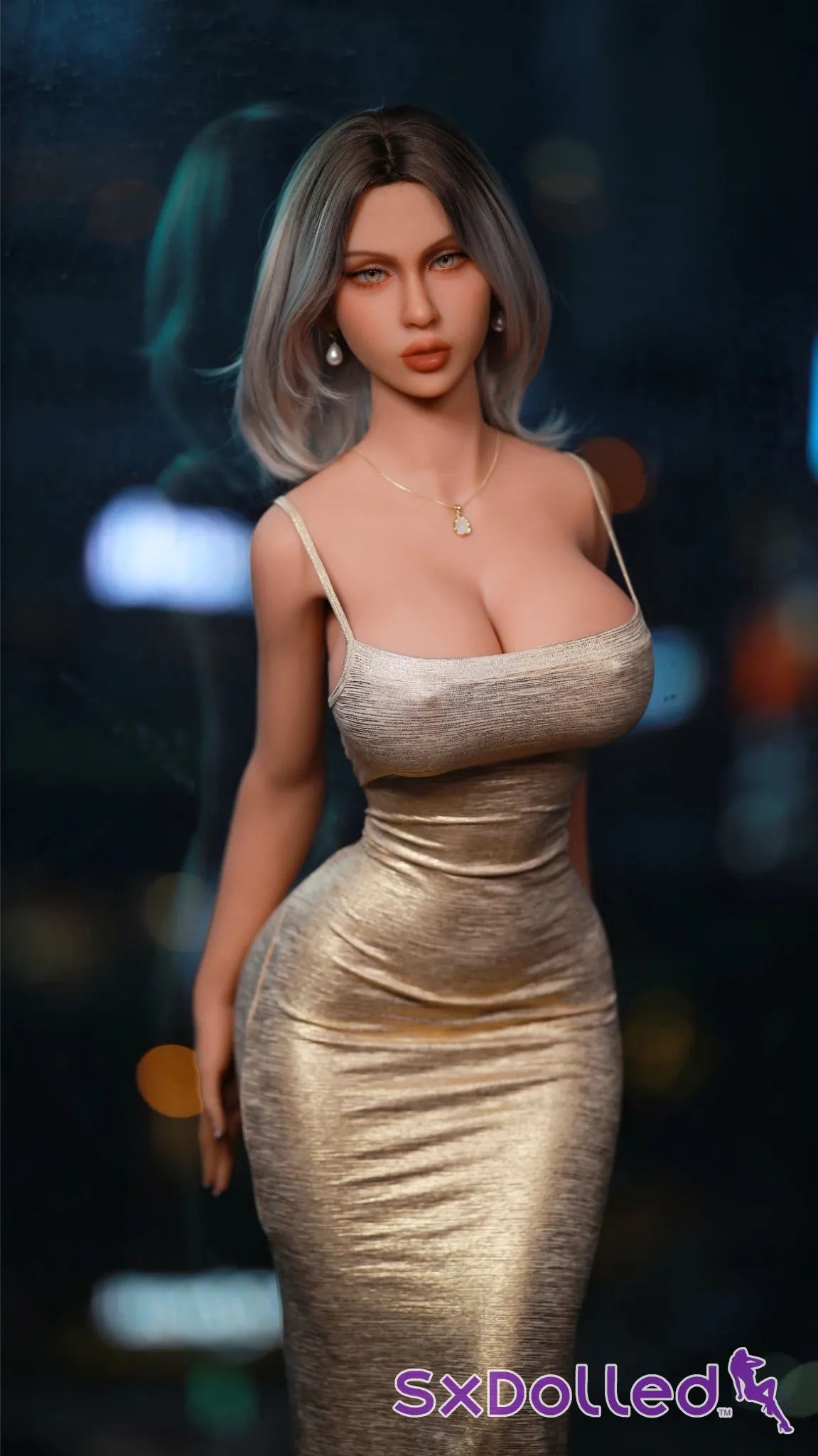 Enya B (D-Cup) (162cm) | Tan Big Breasts Sex Doll | Fire Doll - D-Cup / 162cm / Ombre - Sex Doll