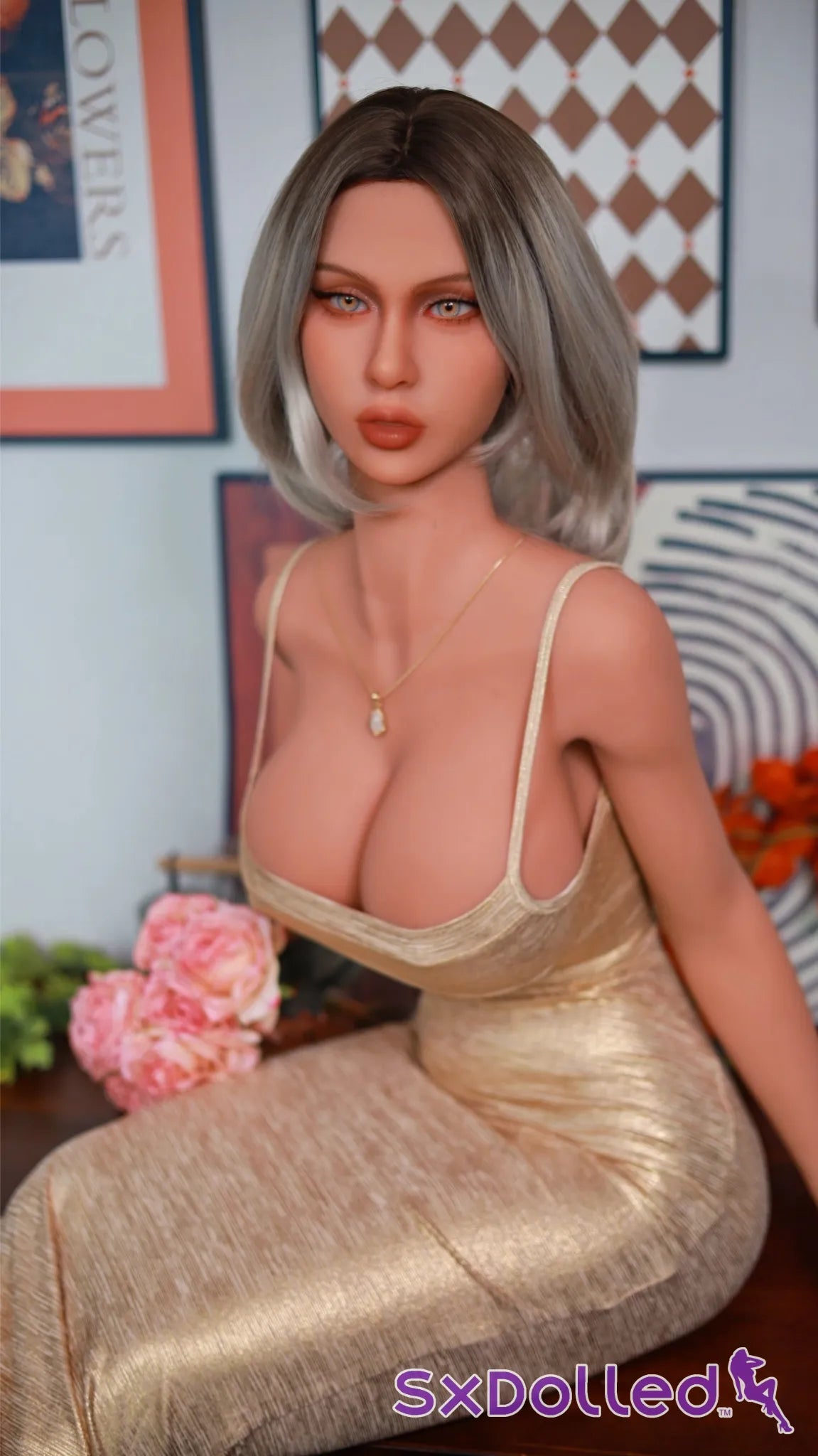 Enya B (D-Cup) (162cm) | Tan Big Breasts Sex Doll | Fire Doll - D-Cup / 162cm / Ombre - Sex Doll