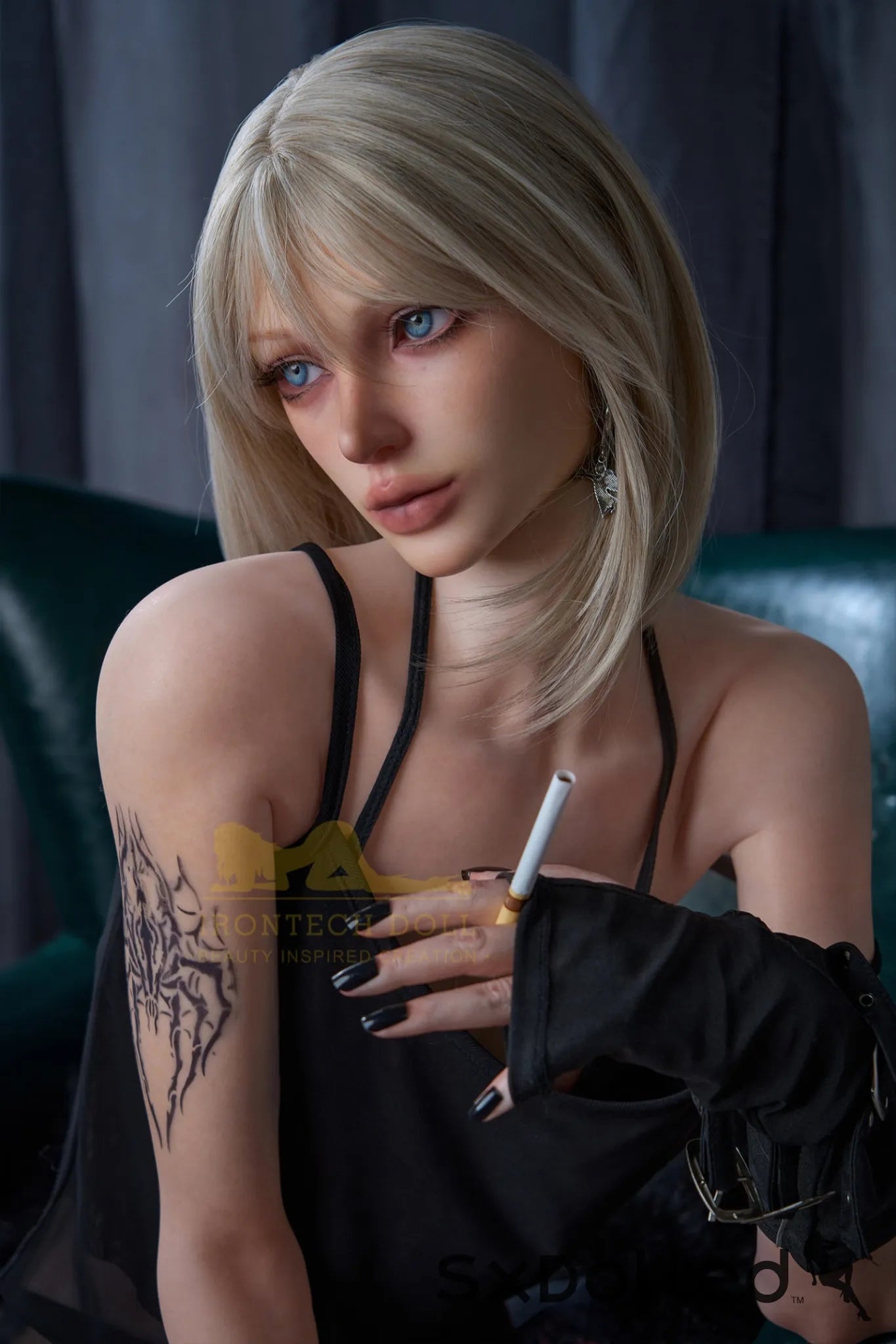Esme A (A-Cup) (161cm) | Slim Asian Petite Sex Doll | Irontech Doll A-Cup / 161cm / Blonde Sex Doll