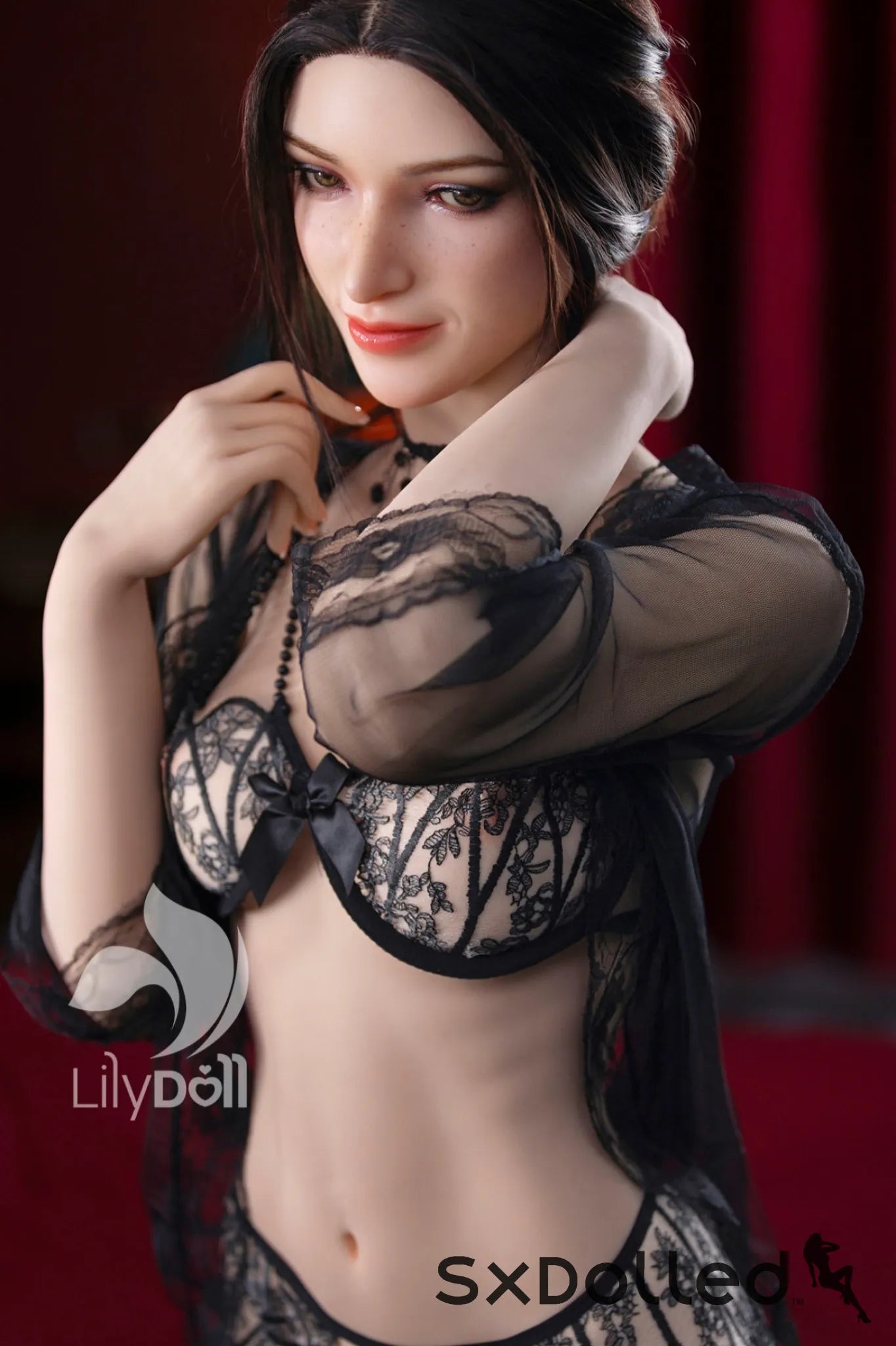 Esme C (C-Cup) (166cm) |Happy Sex Doll with Freckles | Lily Doll C-Cup / 166cm / Brunette Sex Doll