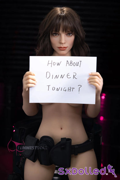 Eve A (F Cup) (159cm) | Brunette Mature Pear Sex Doll | Funwest Doll F Cup / 159cm / Brunette Sex Doll