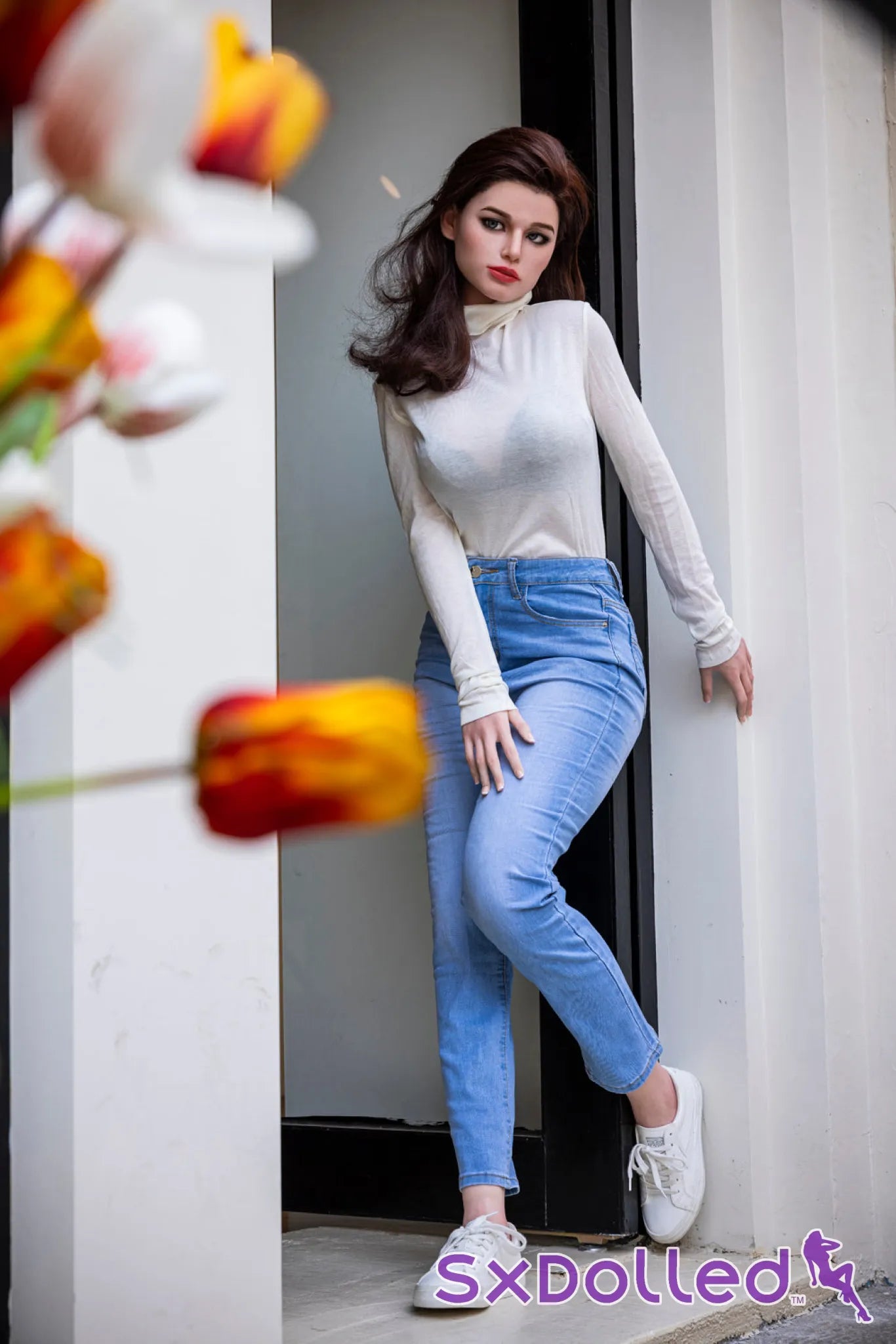 Evelia (D-Cup) (171cm) | Sex Doll D-Cup / 171cm / Brunette Sex Doll
