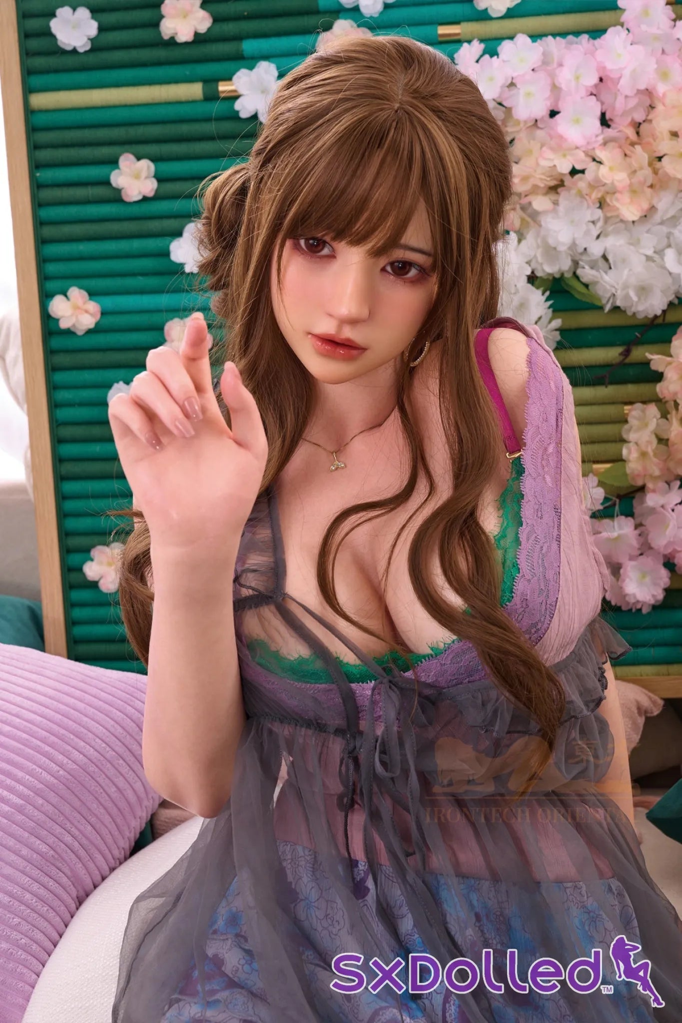 Evie C (H-Cup) (161cm) | Busty Asian Curvy Sex Doll | Irontech Doll H-Cup / 161cm / Brunette Sex Doll