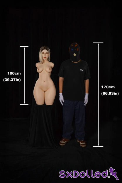Eydis (E-Cup) (100cm) | Caucasian Sex Doll Torso | Climax Doll E-Cup / 100cm / Blonde Sex Torso