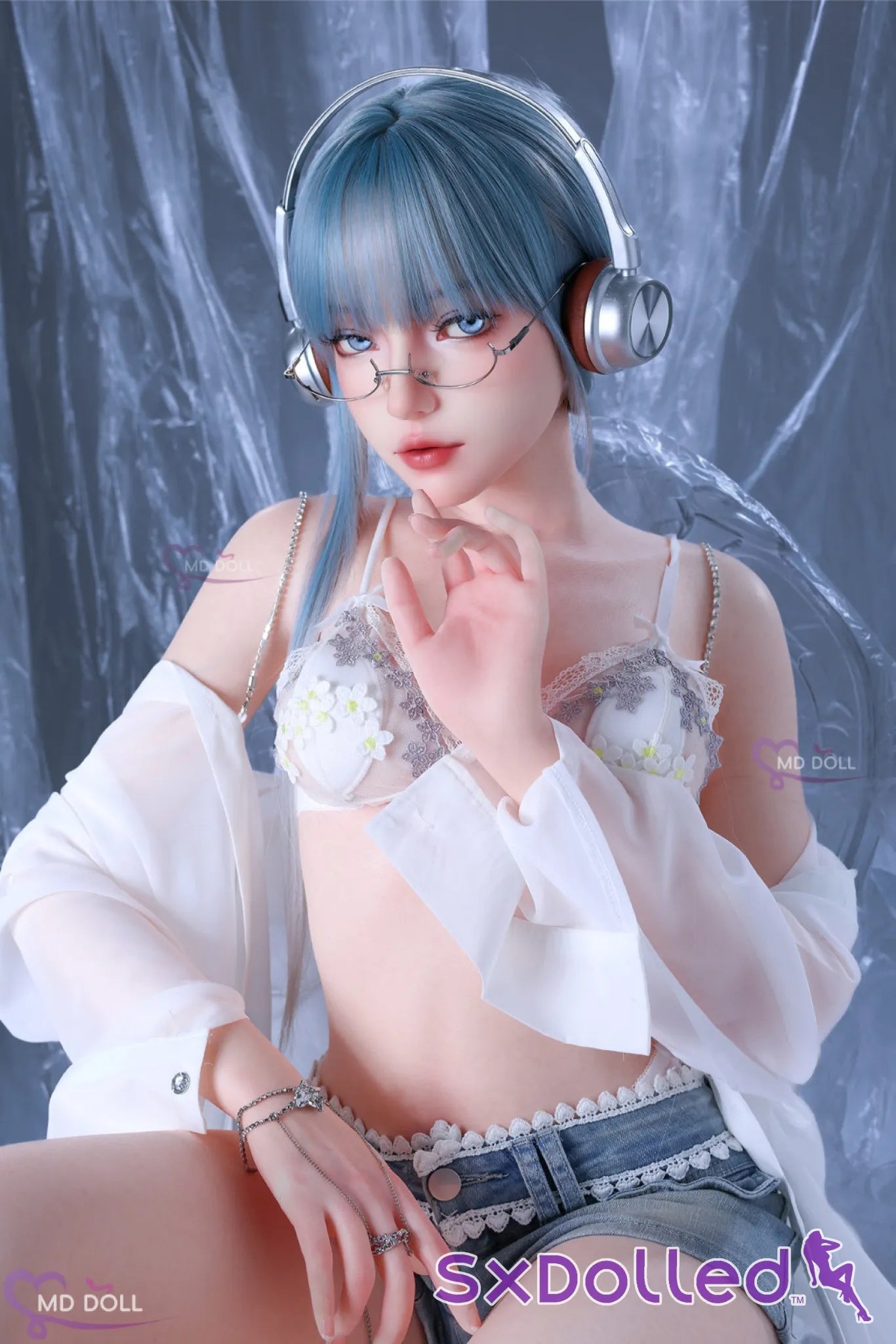 Faye A (A-Cup) (159cm) | Blue Eyed Asian Sex Doll | MD Doll - A-Cup / 159cm / Blue - Sex Doll