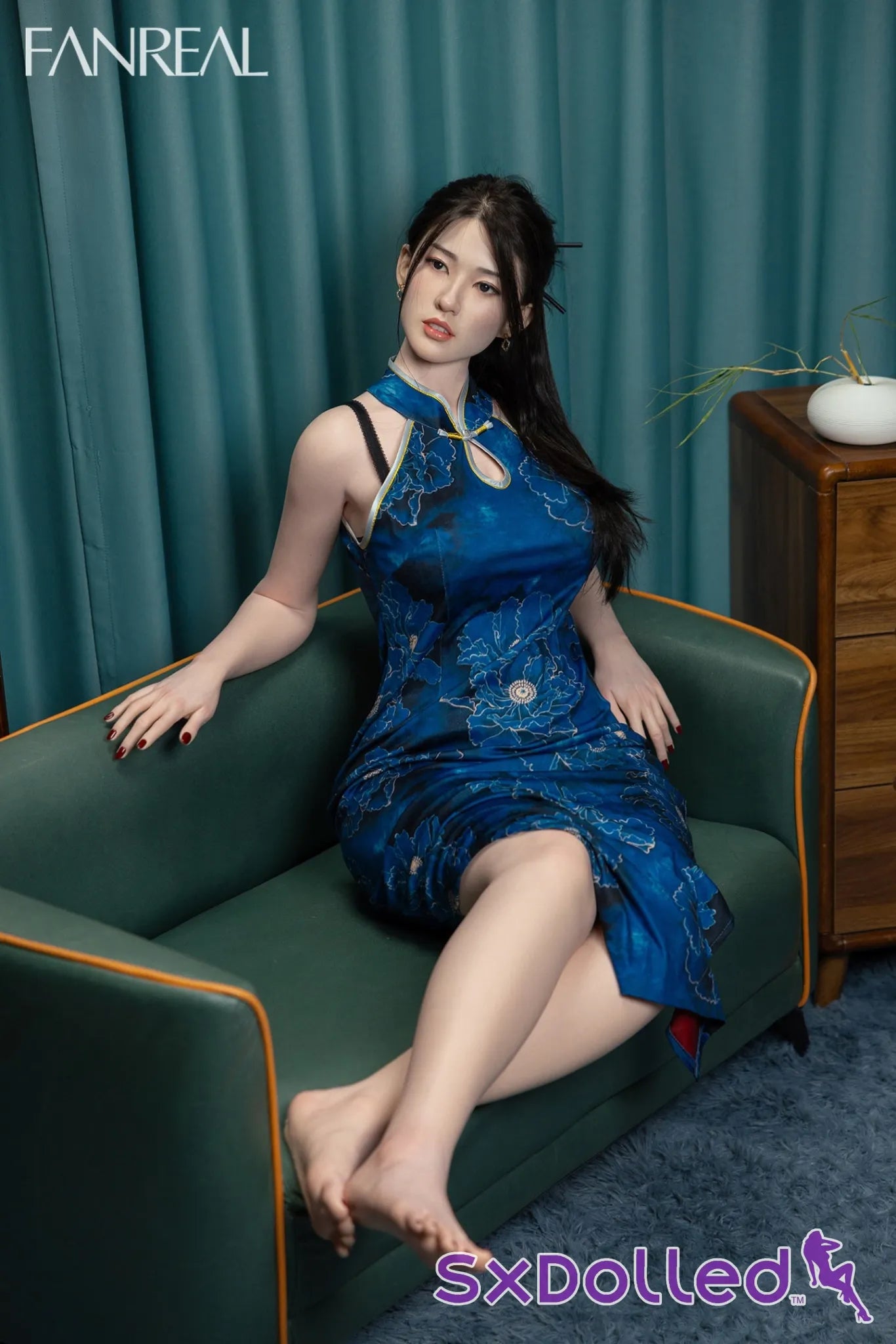 Fei A (G-Cup) (170cm) | Ultra Realistic Asian Sex Doll | Fanreal G-Cup / 170cm / Black Sex Doll