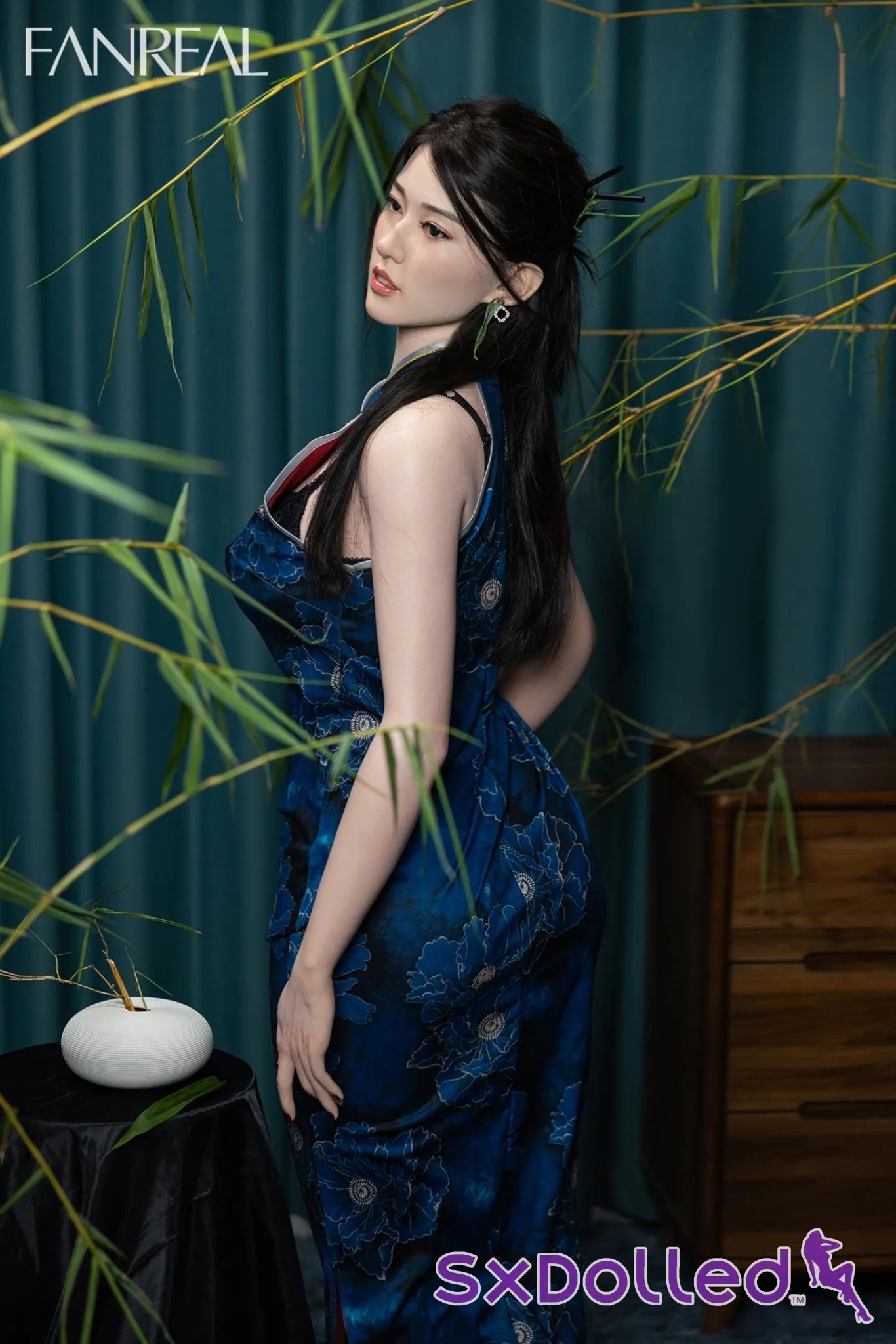 Fei A (G-Cup) (170cm) | Ultra Realistic Asian Sex Doll | Fanreal G-Cup / 170cm / Black Sex Doll