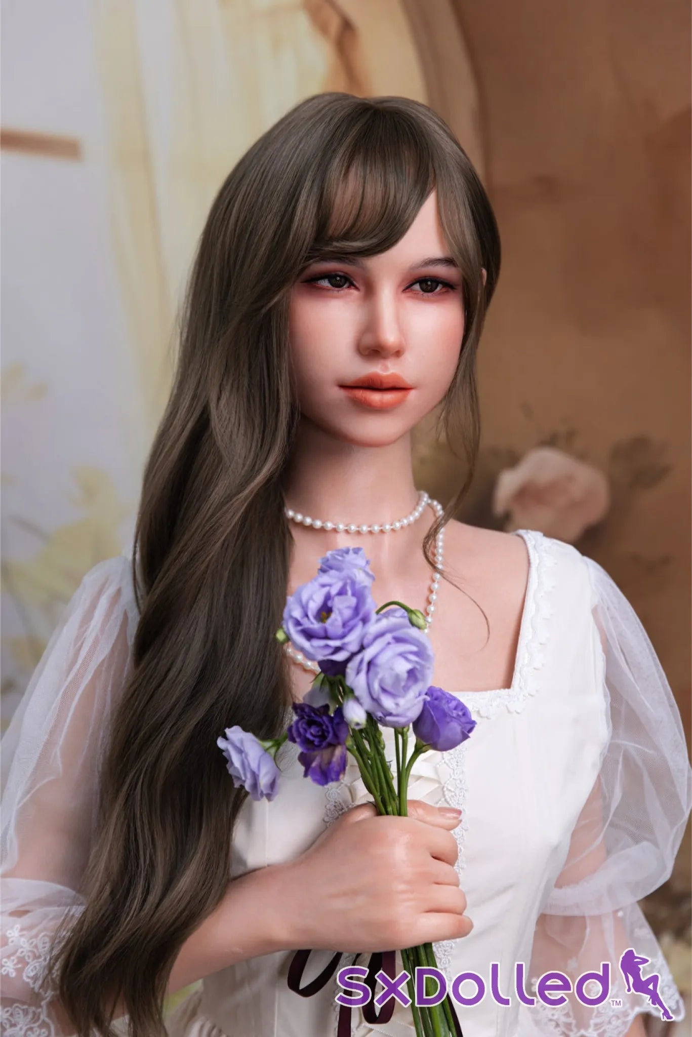 Finae (C-Cup) (160cm) | Brunete Flower Girl Sex Doll | Fire Doll - C-Cup / 160cm / Brunette - Sex Doll