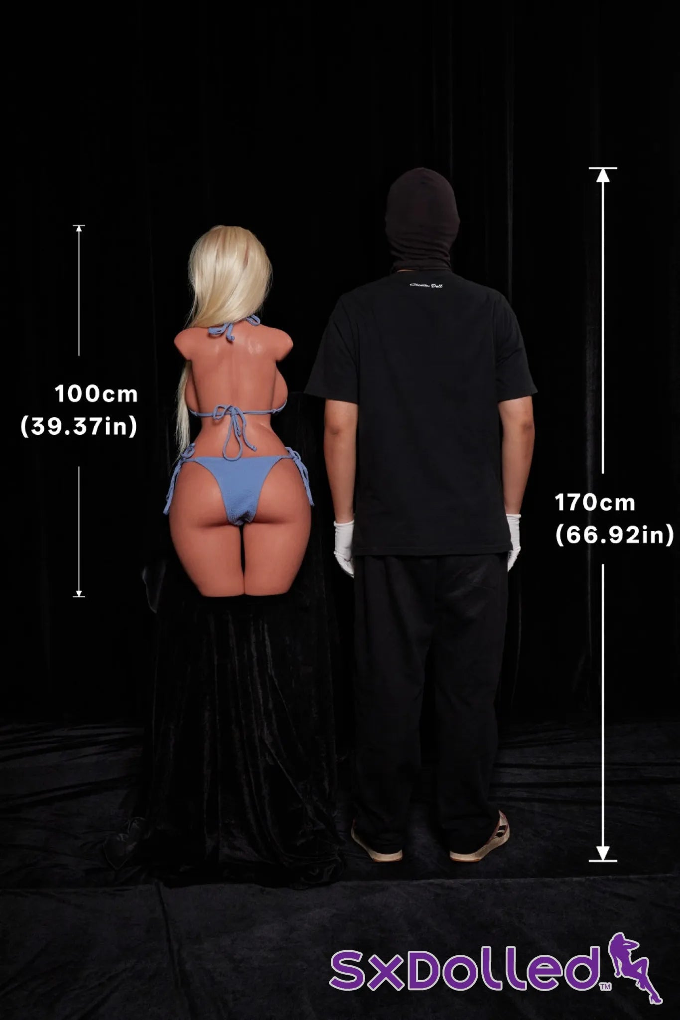Fiora B (E-Cup) (100cm) | Tan Bombshell Sex Doll Torso | Climax Doll - E-Cup / 100cm / Blonde - Sex Torso