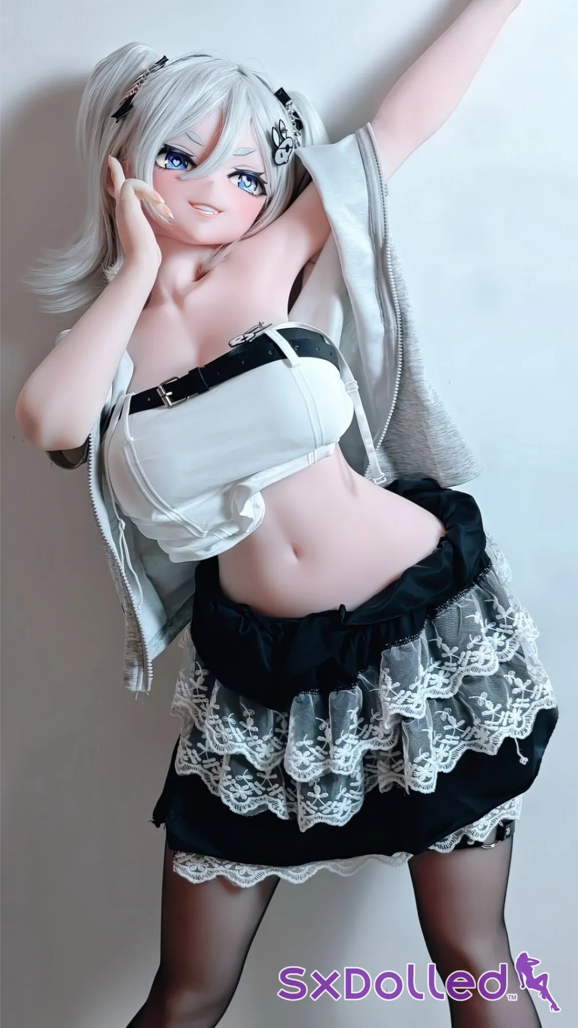 Flonine (L-Cup) (151cm) | Stocking Edge Sex Doll | Elsa Babe Doll - L-Cup / 151cm / Grey - Sex Doll