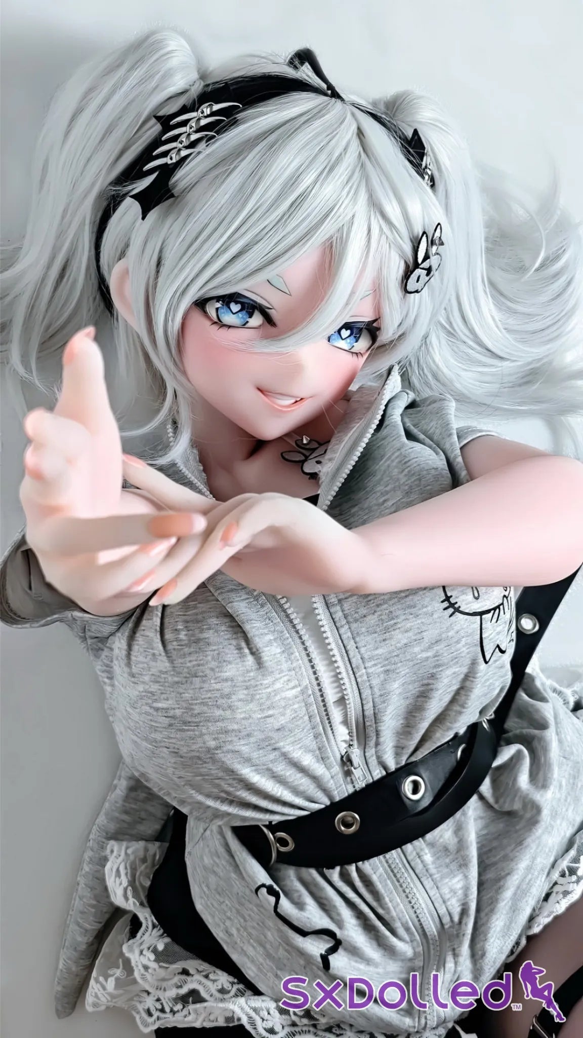 Flonine (L-Cup) (151cm) | Stocking Edge Sex Doll | Elsa Babe Doll - L-Cup / 151cm / Grey - Sex Doll