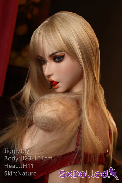 Flora A (F-Cup) (101cm) | Blonde Pear Sex Doll Torso | JigglyJoy F-Cup / 101cm / Blonde Sex Torso