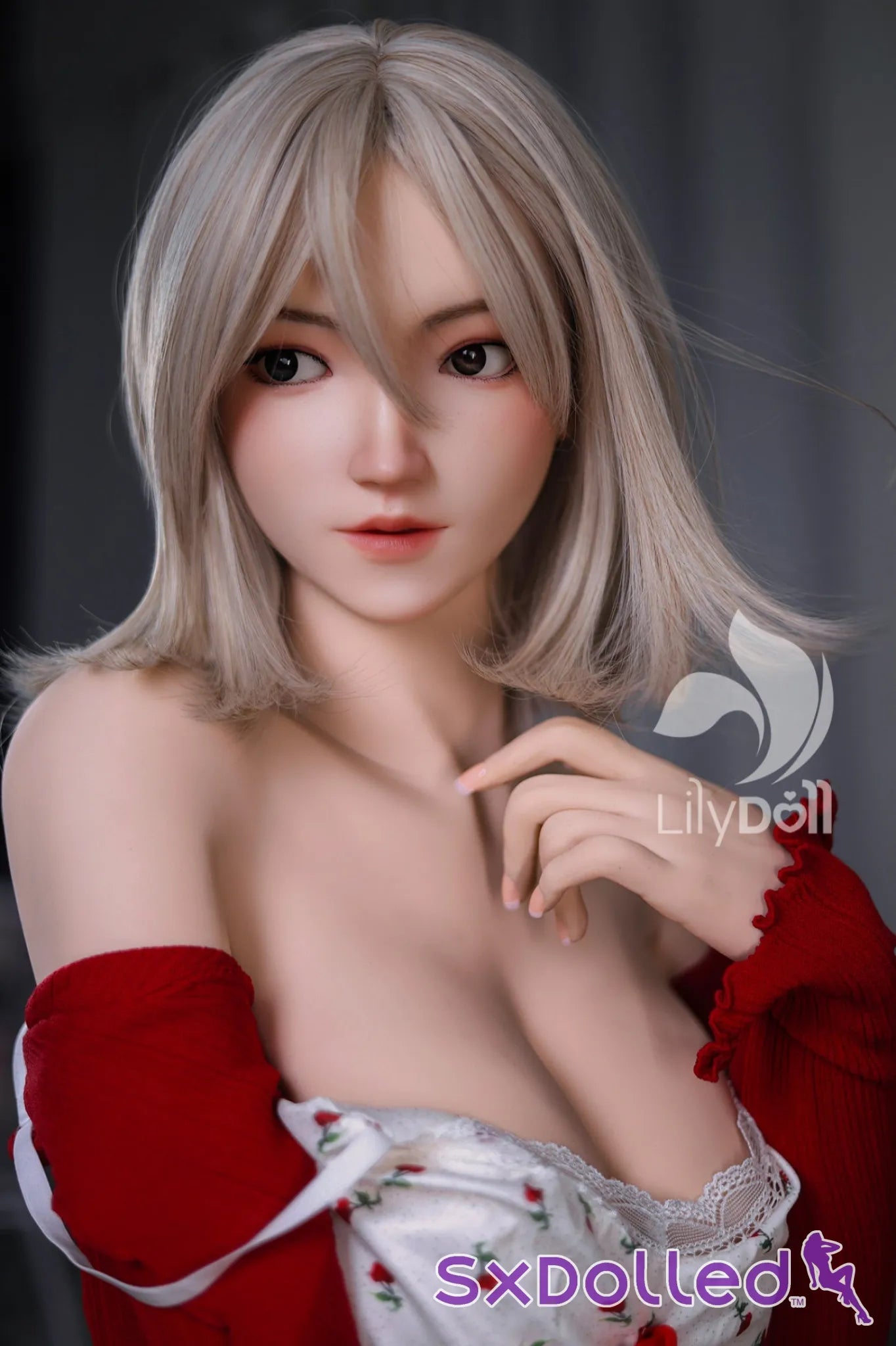Freya A (F-Cup) (168cm) | Soft Face Short Hair Sex Doll | Lily Doll F-Cup / 168cm / Grey Sex Doll