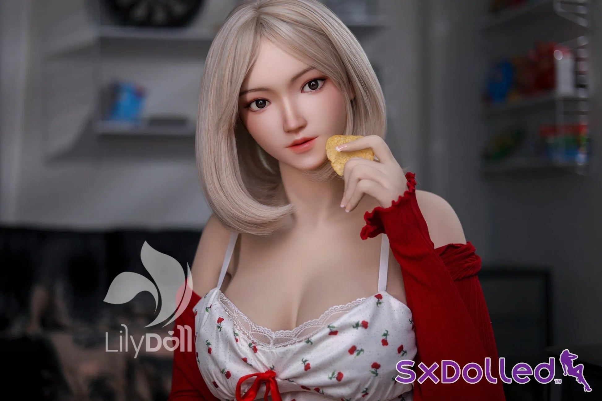 Freya A (F-Cup) (168cm) | Soft Face Short Hair Sex Doll | Lily Doll F-Cup / 168cm / Grey Sex Doll