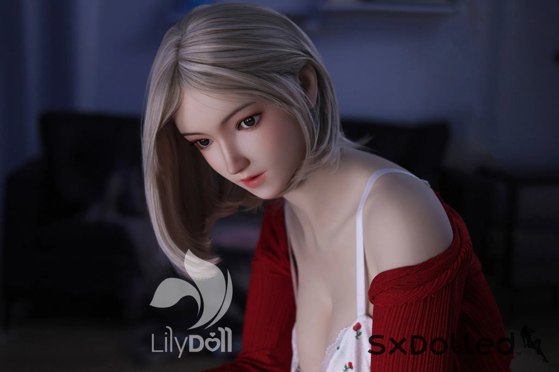 Freya A (F-Cup) (168cm) | Soft Face Short Hair Sex Doll | Lily Doll F-Cup / 168cm / Grey Sex Doll