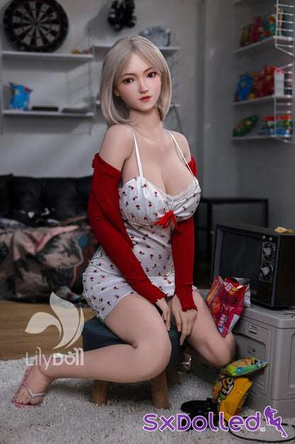 Freya A (F-Cup) (168cm) | Soft Face Short Hair Sex Doll | Lily Doll F-Cup / 168cm / Grey Sex Doll