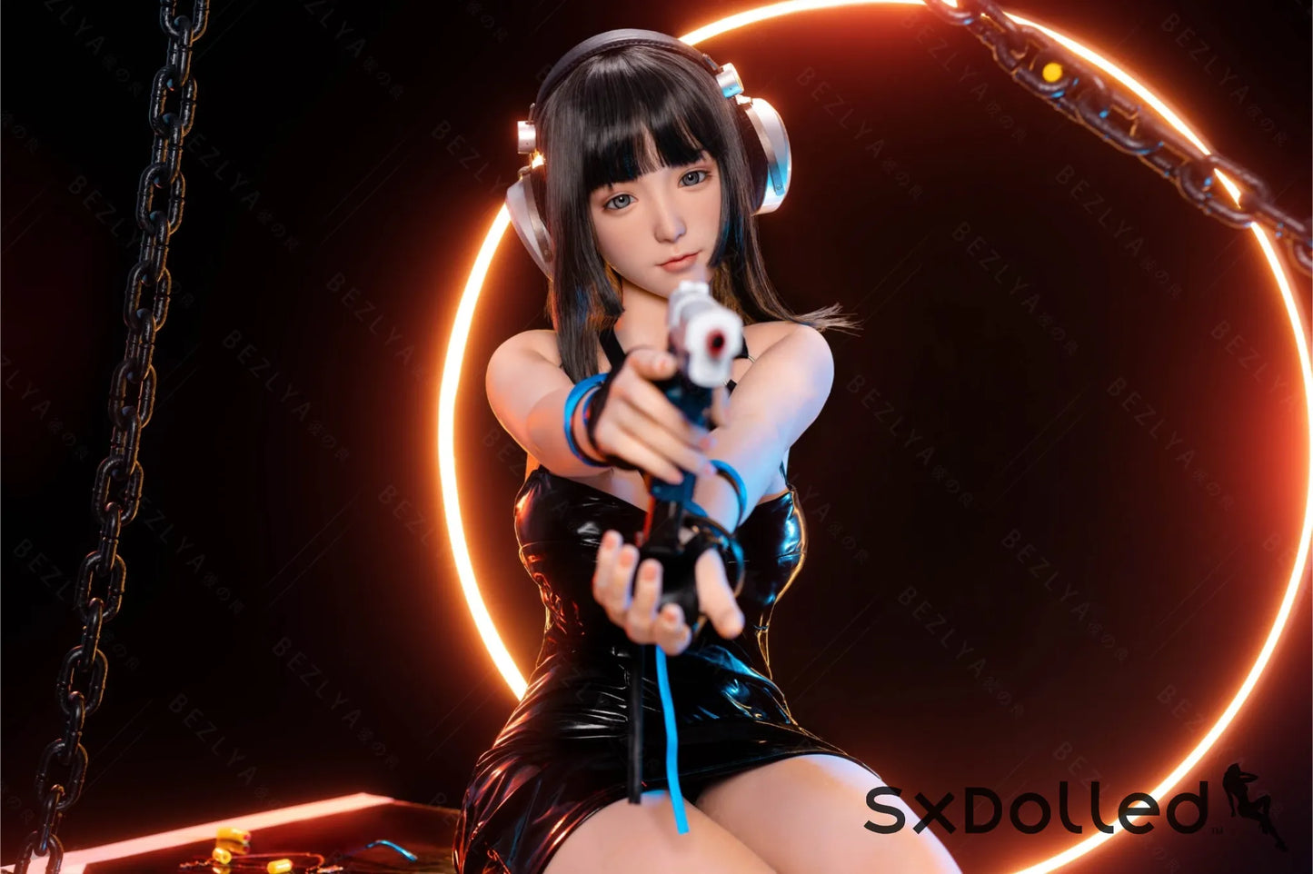 Fumiko (K-Cup) (155cm) | Sex Doll K-Cup / 155cm / Black Sex Doll