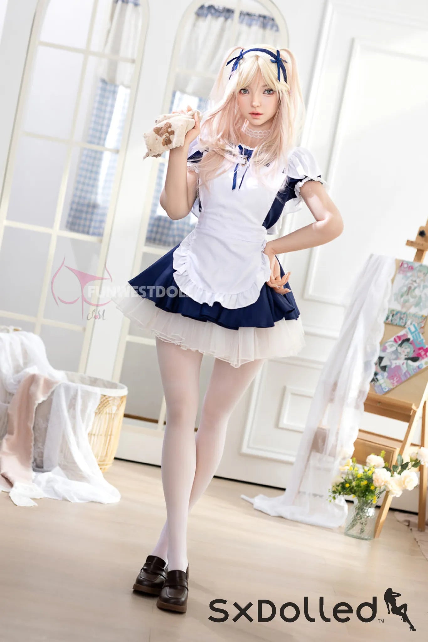 Giselle A (A-Cup) (159cm) | Maid Cosplay Sex Doll | Funwest Doll A-Cup / 159cm / Blonde Sex Doll