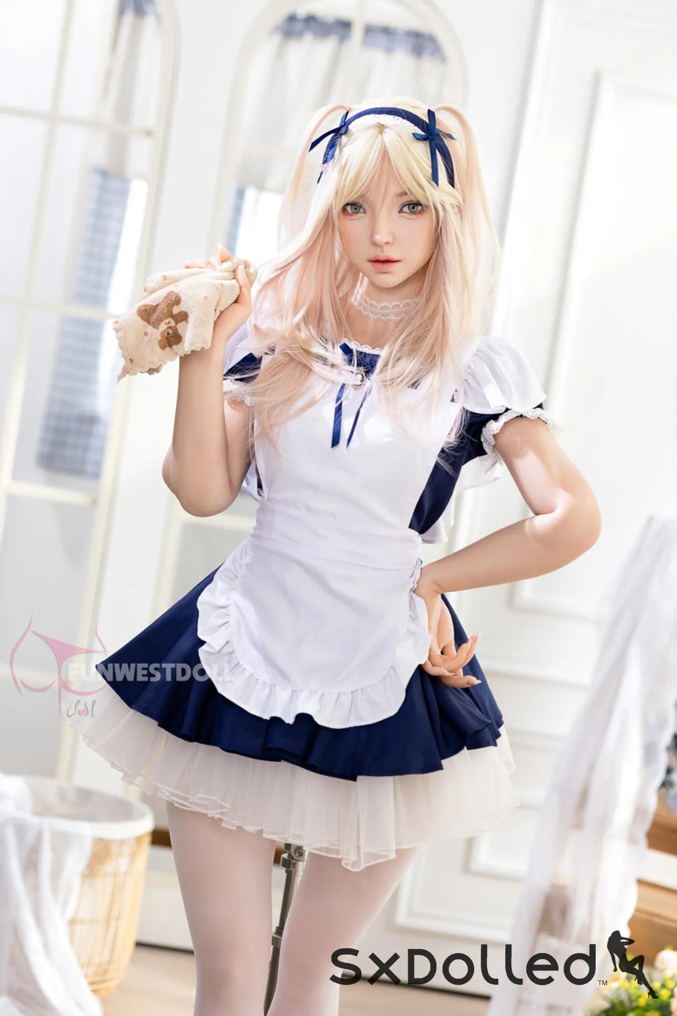 Giselle A (A-Cup) (159cm) | Maid Cosplay Sex Doll | Funwest Doll A-Cup / 159cm / Blonde Sex Doll