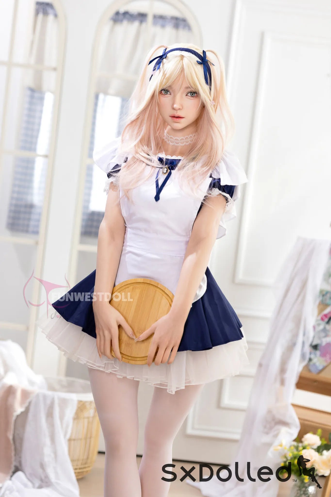 Giselle A (A-Cup) (159cm) | Maid Cosplay Sex Doll | Funwest Doll A-Cup / 159cm / Blonde Sex Doll