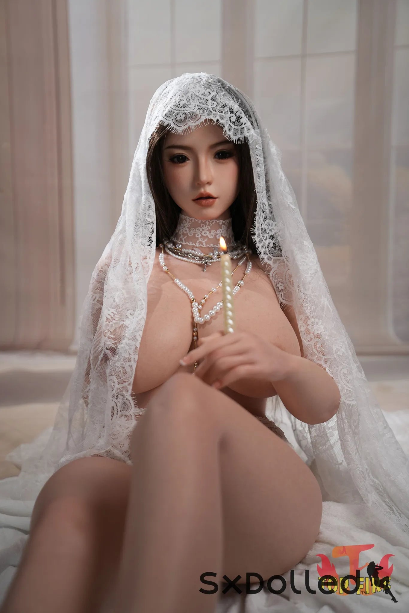 Grace C (I-Cup) (162cm) | Curvy Asian Bride Sex Doll | Top Fire Doll I-Cup / 162cm / Brunette Sex Doll