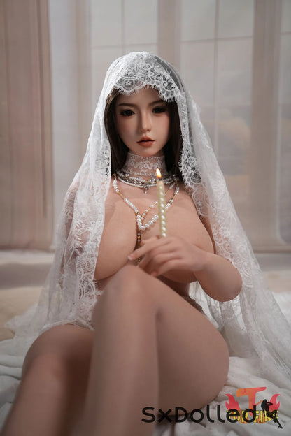 Grace C (I-Cup) (162cm) | Curvy Asian Bride Sex Doll | Top Fire Doll I-Cup / 162cm / Brunette Sex Doll