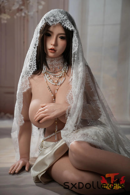 Grace C (I-Cup) (162cm) | Curvy Asian Bride Sex Doll | Top Fire Doll I-Cup / 162cm / Brunette Sex Doll