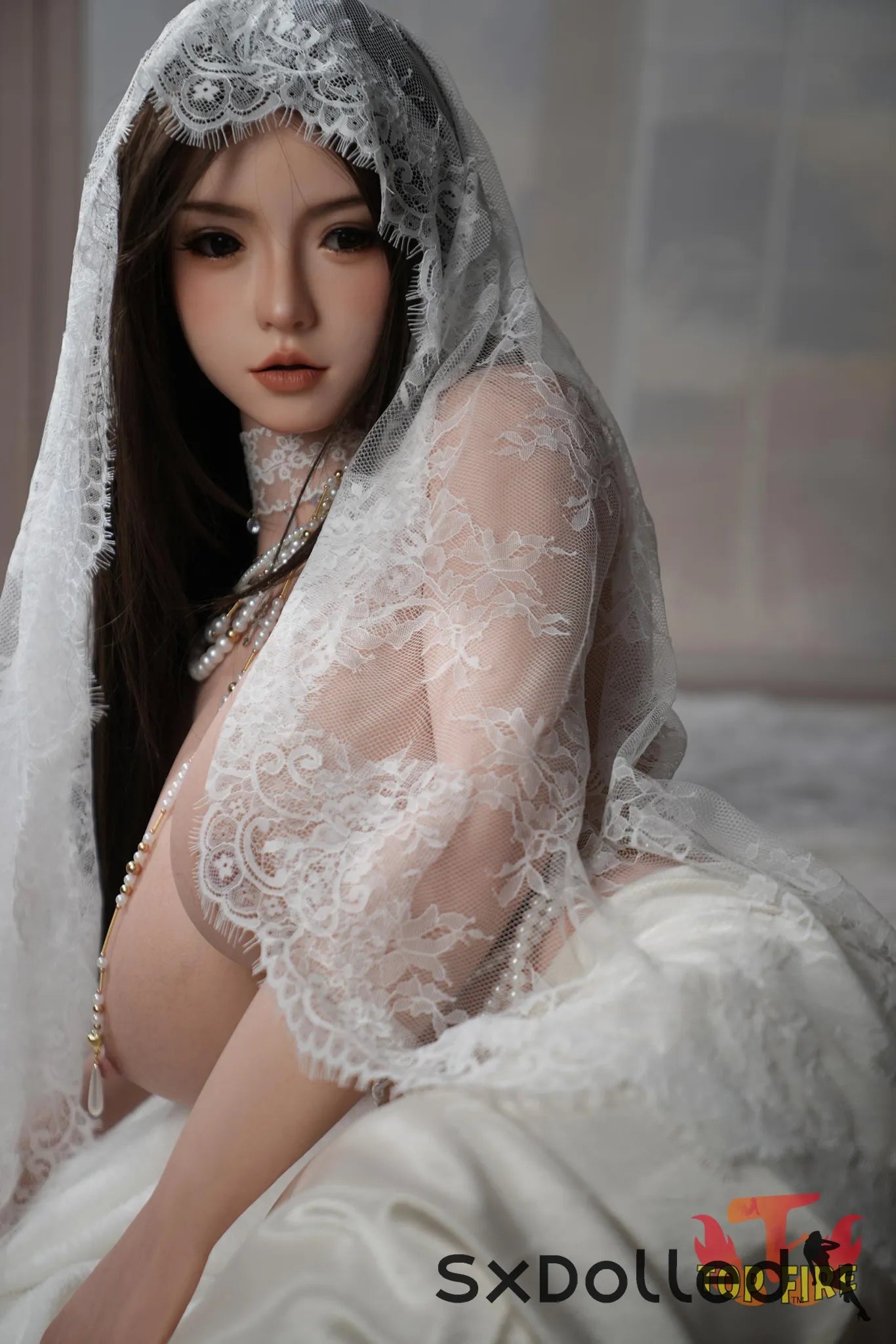 Grace C (I-Cup) (162cm) | Curvy Asian Bride Sex Doll | Top Fire Doll I-Cup / 162cm / Brunette Sex Doll