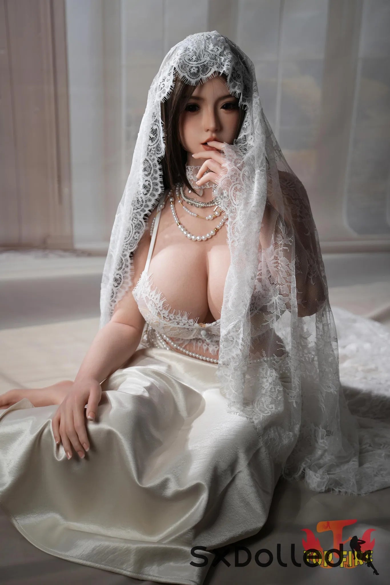 Grace C (I-Cup) (162cm) | Curvy Asian Bride Sex Doll | Top Fire Doll I-Cup / 162cm / Brunette Sex Doll