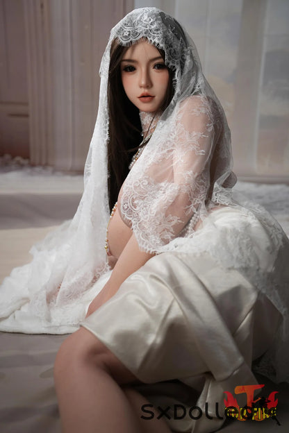 Grace C (I-Cup) (162cm) | Curvy Asian Bride Sex Doll | Top Fire Doll I-Cup / 162cm / Brunette Sex Doll