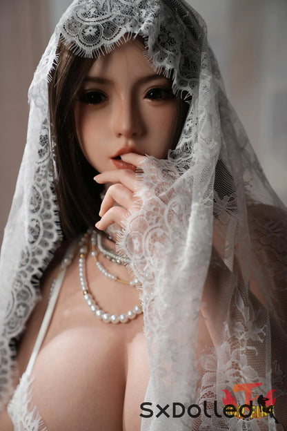 Grace C (I-Cup) (162cm) | Curvy Asian Bride Sex Doll | Top Fire Doll I-Cup / 162cm / Brunette Sex Doll