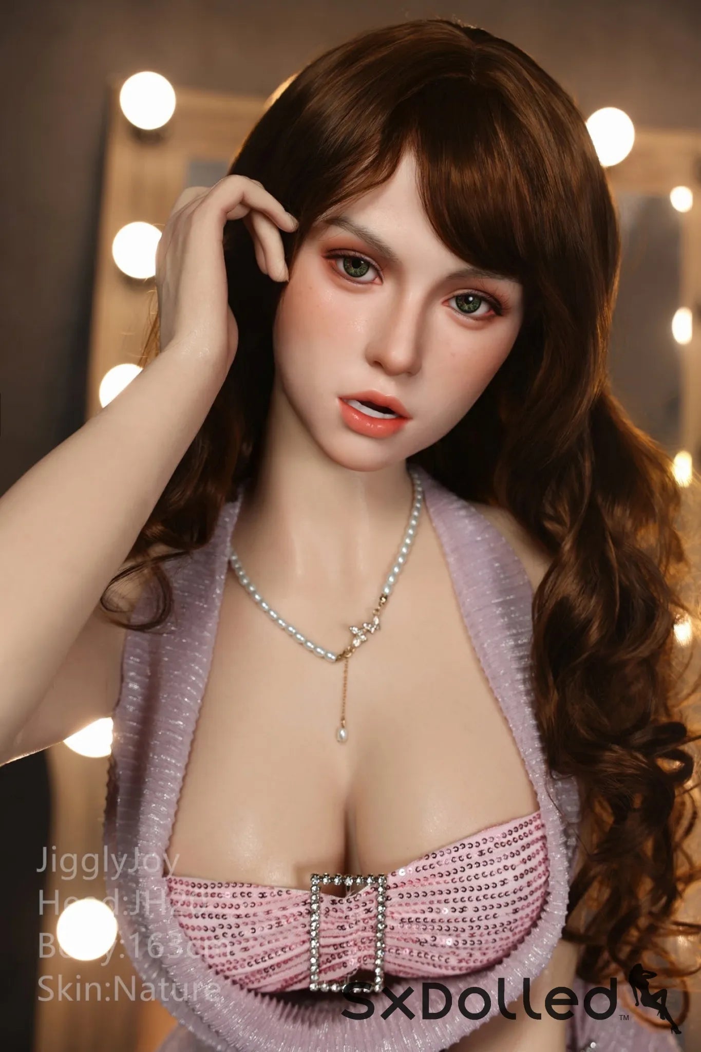 Grace D (E-Cup) (163cm) | Brunette Caucasian Sex Doll | JigglyJoy E-Cup / 163cm / Brunette Sex Doll