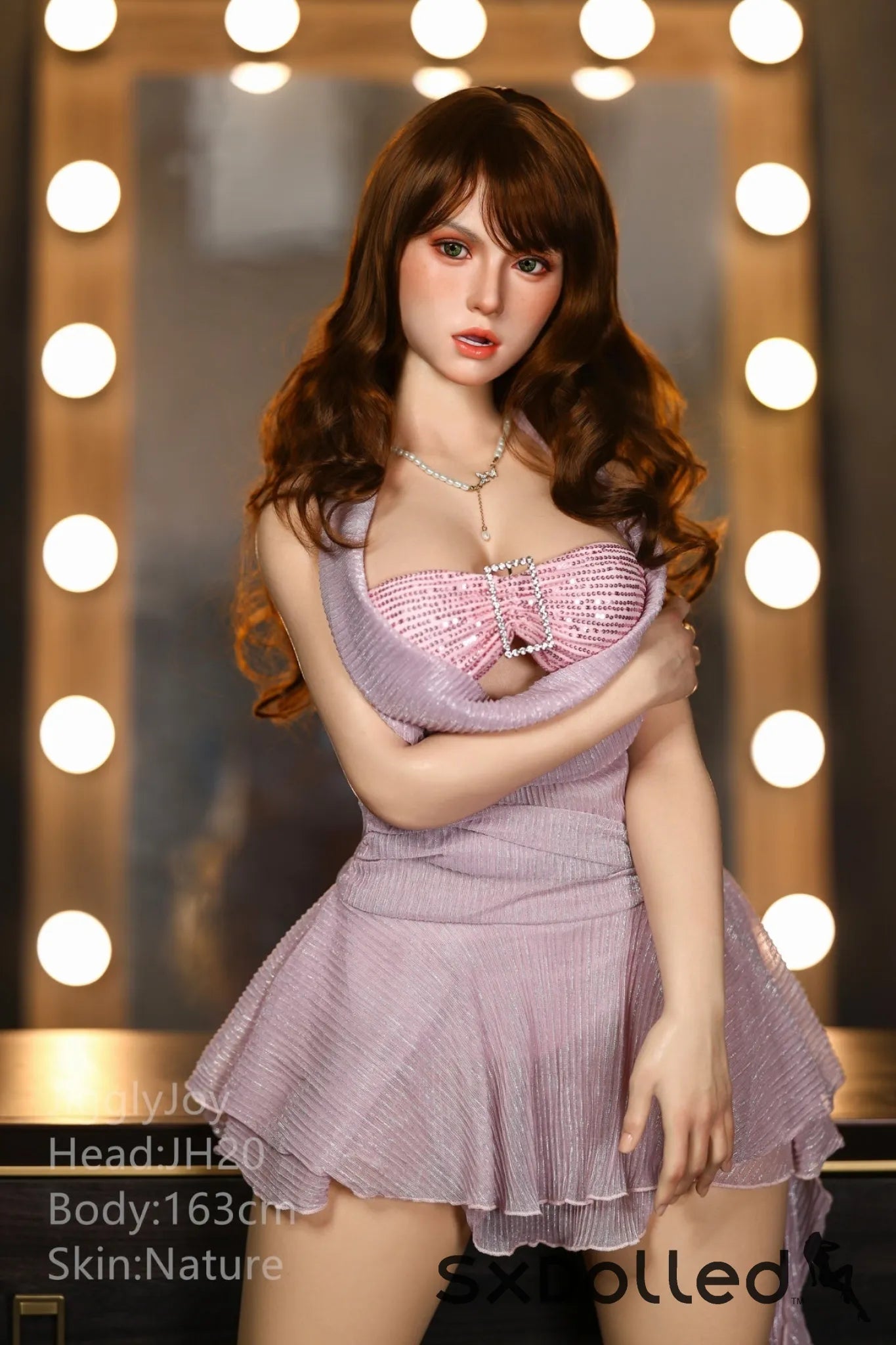 Grace D (E-Cup) (163cm) | Brunette Caucasian Sex Doll | JigglyJoy E-Cup / 163cm / Brunette Sex Doll