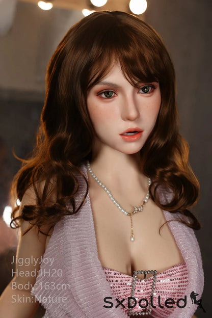 Grace D (E-Cup) (163cm) | Brunette Caucasian Sex Doll | JigglyJoy E-Cup / 163cm / Brunette Sex Doll