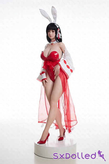 GuShiZhu A (M-Cup) (157cm) | Asian Bunny Cosplay Sex Doll | AITIA M-Cup / 157cm / Black Sex Doll