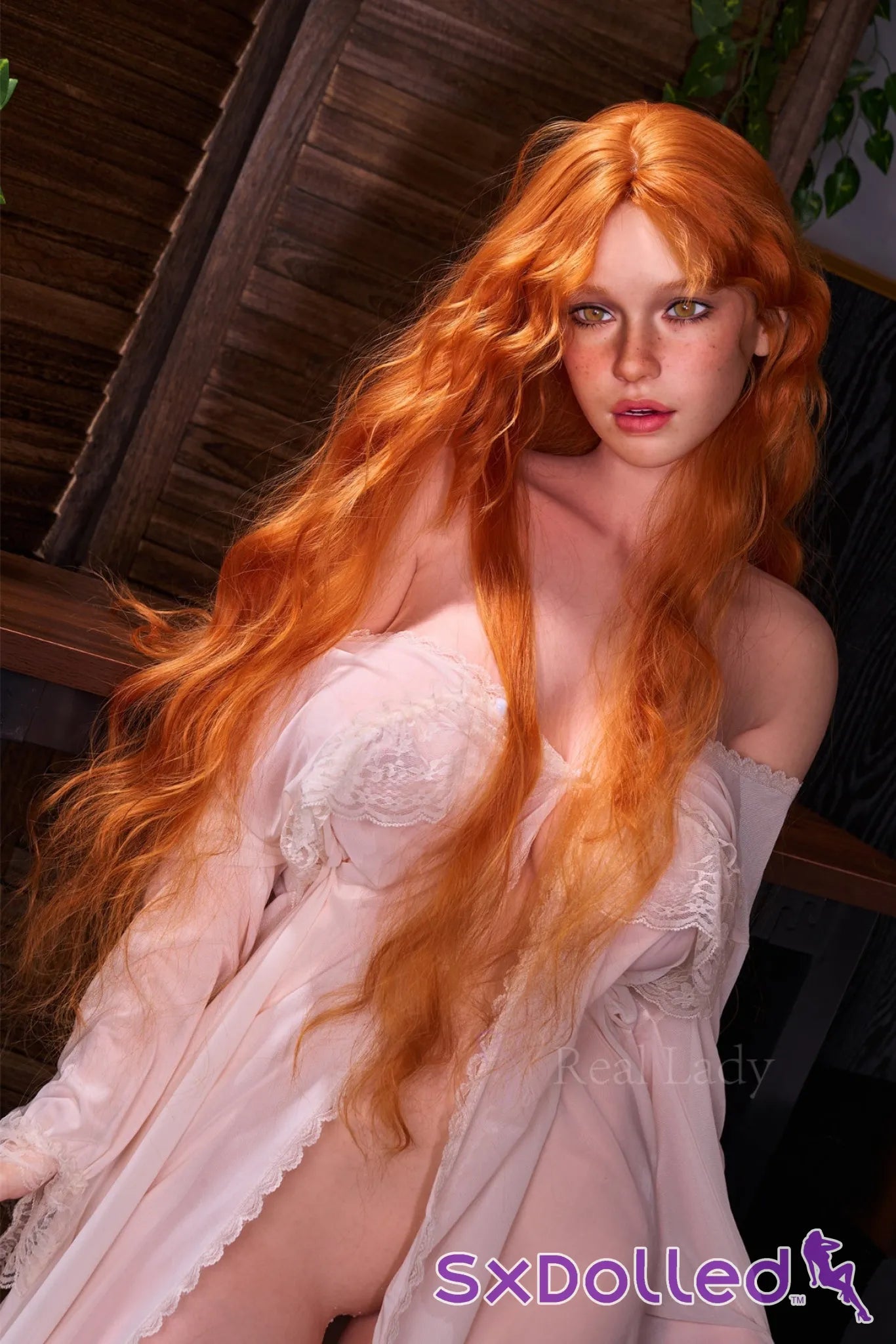 Hailey F (J-Cup) (159cm) | Botanical Muse Sex Doll | Real Lady - J-Cup / 159cm / Orange - Sex Doll