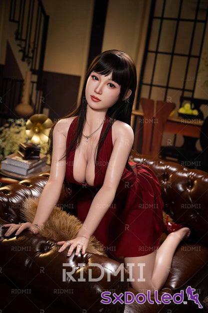 Hain (E-Cup) (163cm) | Silicone Asian Robot AI Sex Doll | RIDMII Doll E-Cup / 163cm / Brunette Sex Doll