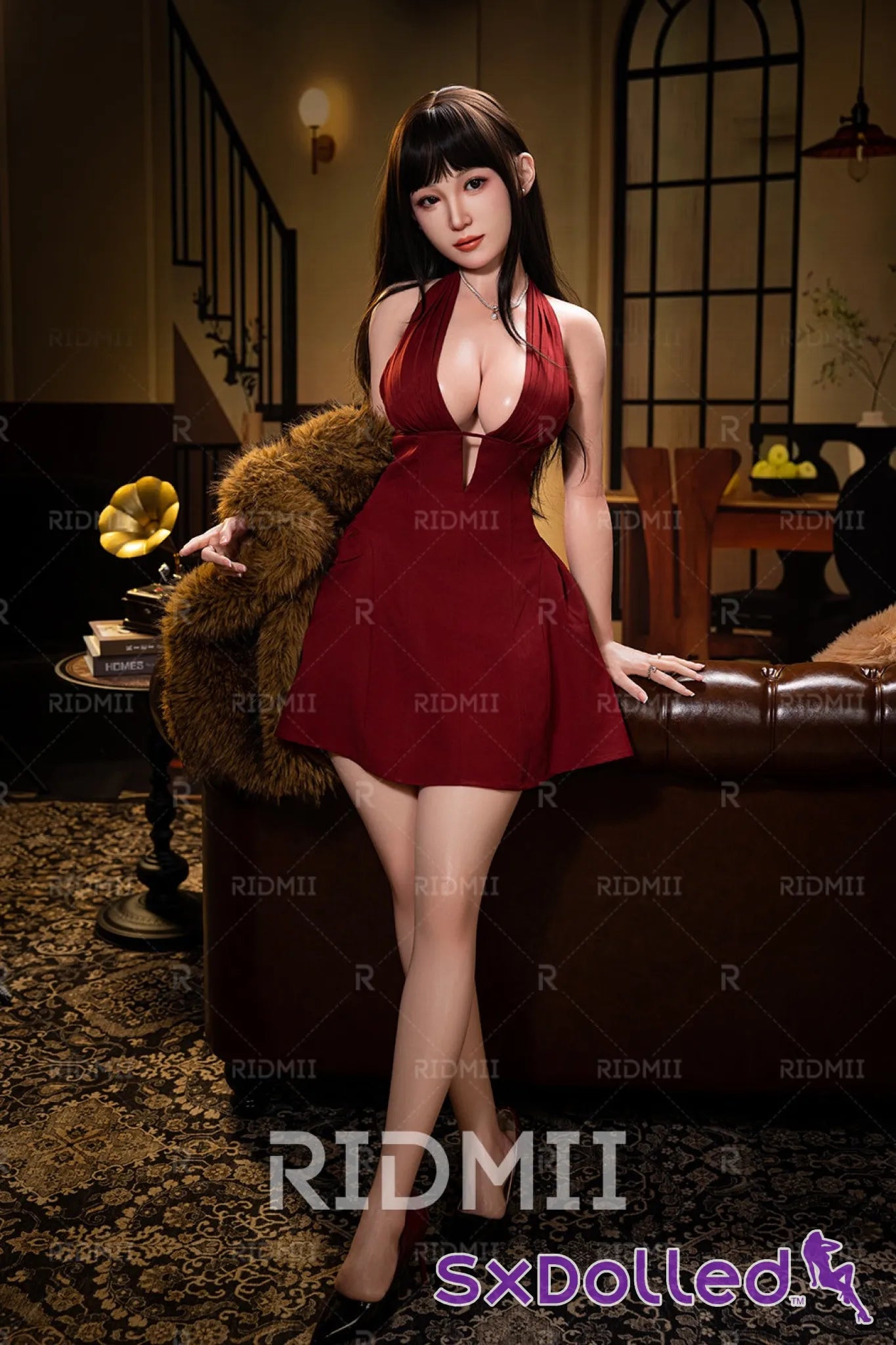Hain (E-Cup) (163cm) | Silicone Asian Robot AI Sex Doll | RIDMII Doll E-Cup / 163cm / Brunette Sex Doll