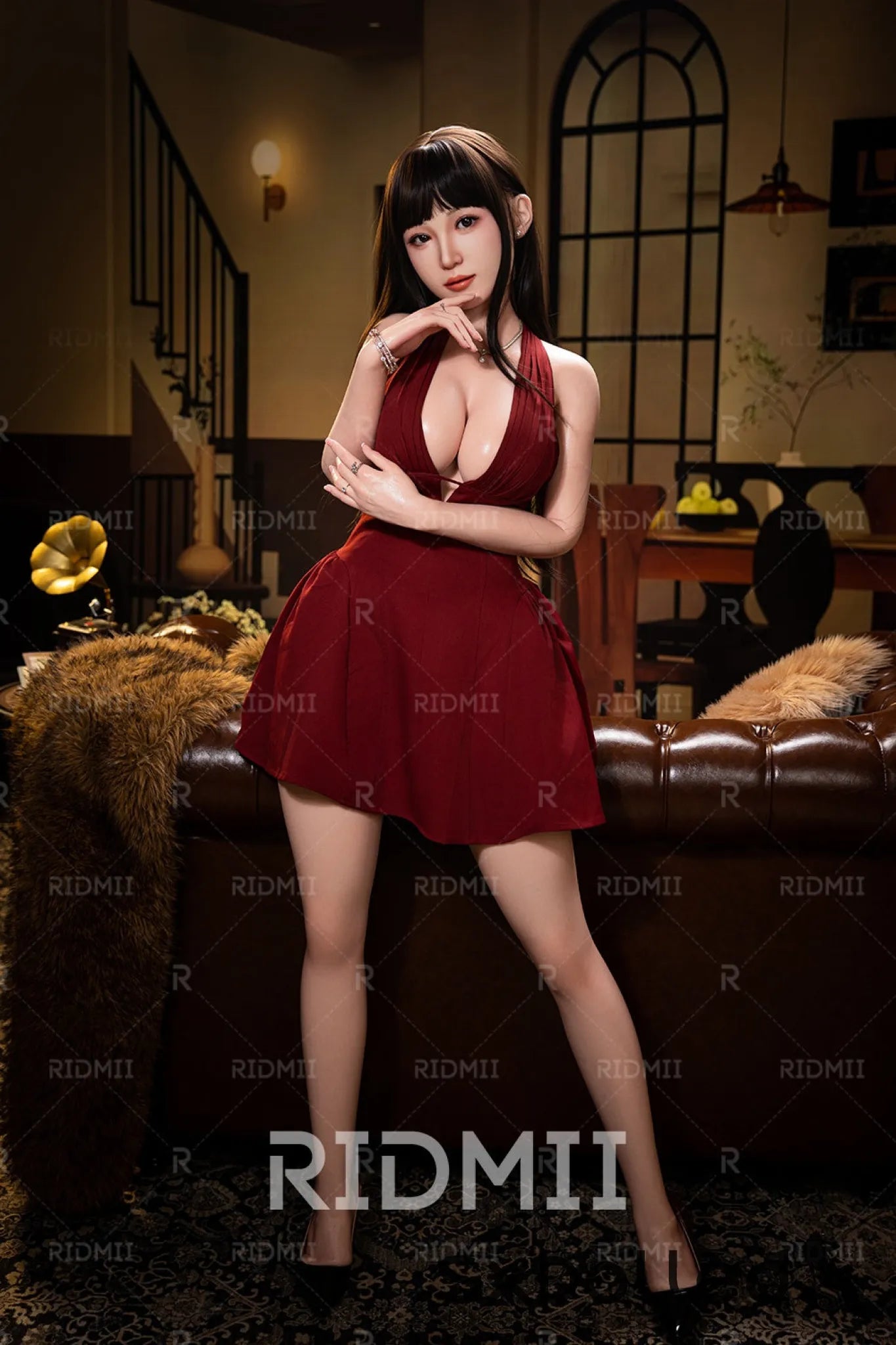 Hain (E-Cup) (163cm) | TPE Asian Robot AI Sex Doll | RIDMII Doll E-Cup / 163cm / Brunette Sex Doll