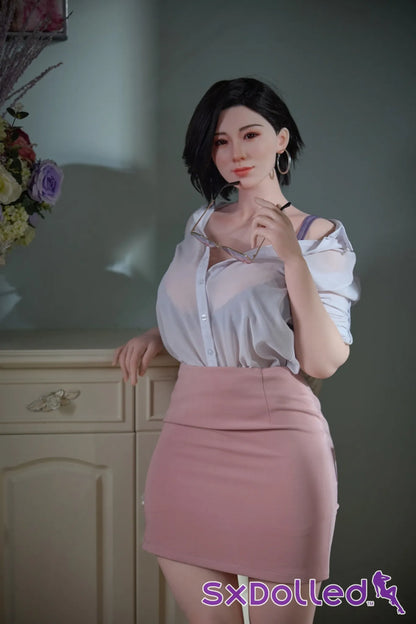 Hao B (G-Cup) (165cm) | Asian Short Hair Pear Sex Doll | Starpery G-Cup / 165cm / Black Sex Doll