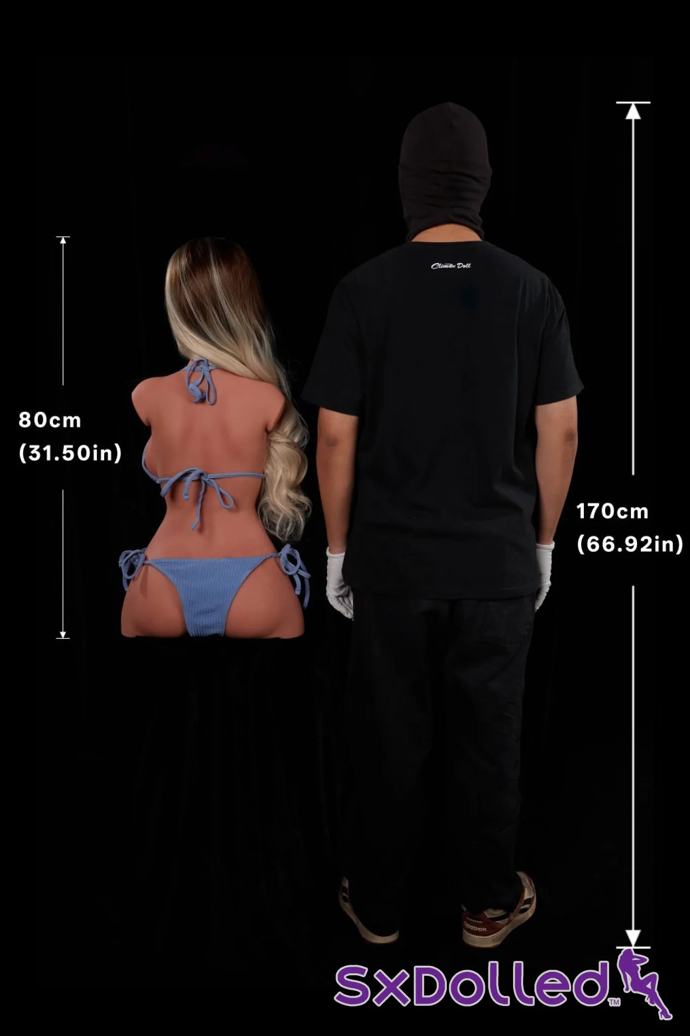 Hedia (E-Cup) (80cm) | Blonde Latino Sex Doll Torso | Climax Doll - E-Cup / 80cm / Ombre - Sex Torso