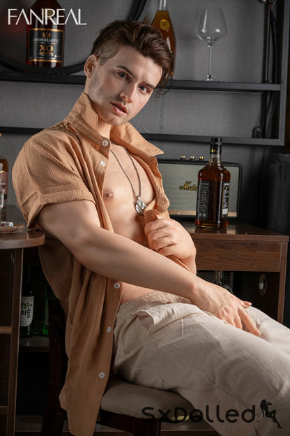 Henry A (6-Inch) (173cm) | Muscular Male Sex Doll | Fanreal 6-Inch / 173cm / Brunette Sex Doll