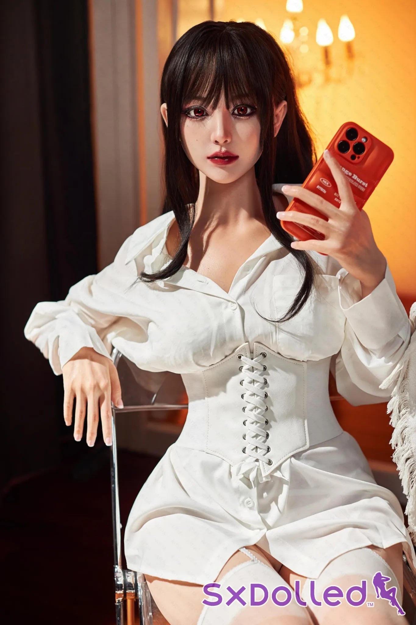 Hibiscus (G-Cup) (153cm) | Japanese Sex Doll with Moles | AITIA G-Cup / 153cm / Brunette Sex Doll