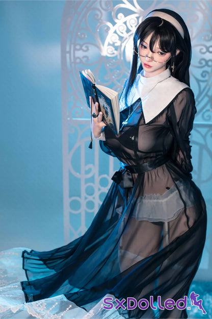 Hinari (H-Cup) (168cm) | Pear Cosplay Japanese Nun Sex Doll | AITIA H-Cup / 168cm / Black Sex Doll
