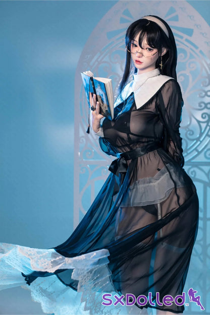 Hinari (H-Cup) (168cm) | Pear Cosplay Japanese Nun Sex Doll | AITIA H-Cup / 168cm / Black Sex Doll