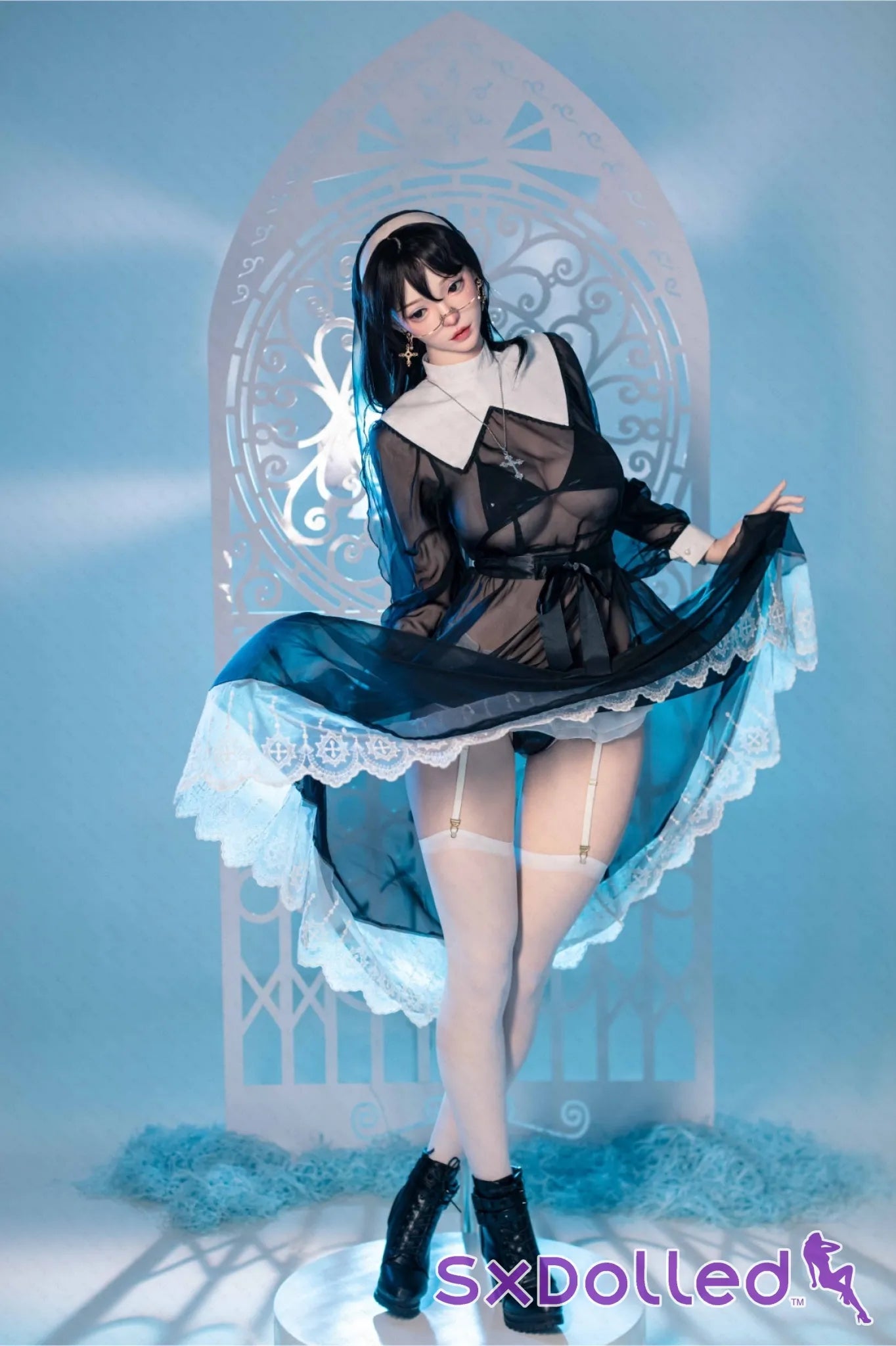Hinari (H-Cup) (168cm) | Pear Cosplay Japanese Nun Sex Doll | AITIA H-Cup / 168cm / Black Sex Doll