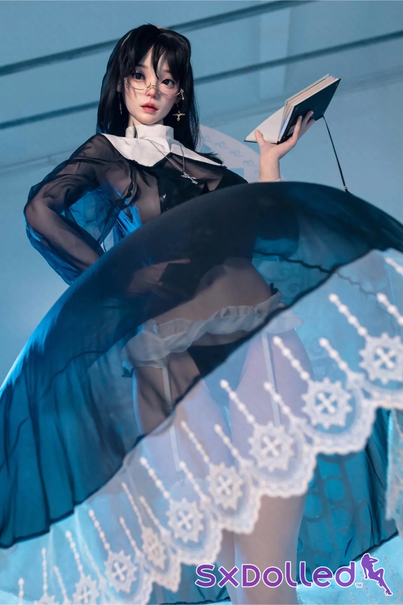 Hinari (H-Cup) (168cm) | Pear Cosplay Japanese Nun Sex Doll | AITIA H-Cup / 168cm / Black Sex Doll