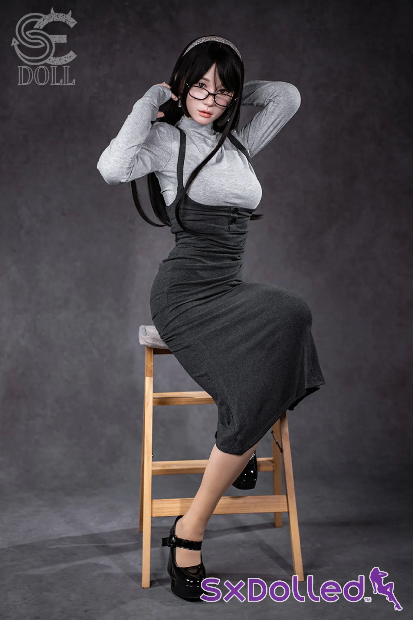 Hinata.A (A-Cup) (153cm) | Asian Receptionist Sex Doll | SE Doll - A-Cup / 153cm / Brunette - Sex Doll